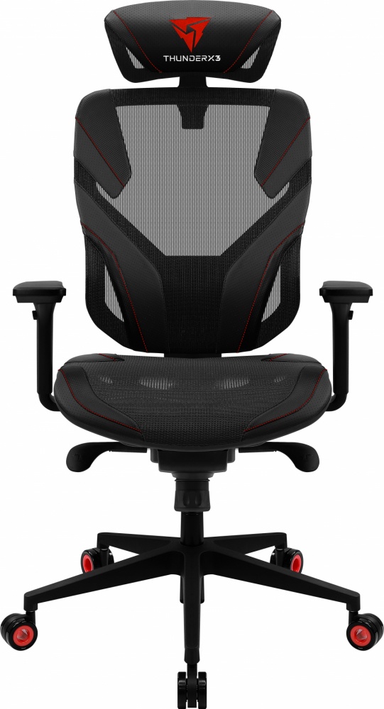 ThunderX3 Silla Gamer Yama 5, 125kg, Negro/Rojo