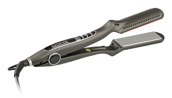 Timco Plancha para Cabello LM-1066, 230°C máx., Titanio, Negro