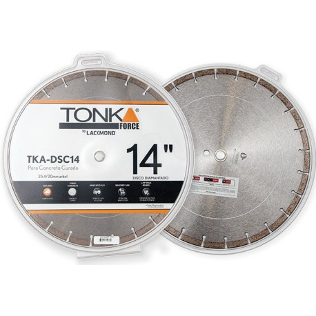 Tonka Disco de Diamante TKA-DSC14, 14", para Concreto Curado