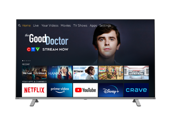 Toshiba Smart TV LCD C350 75", 4K Ultra HD, Negro