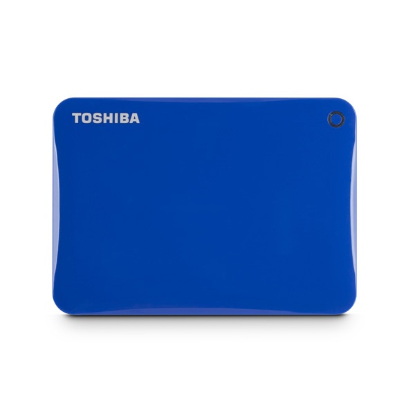 Disco Duro Externo Toshiba Canvio Connect II, 1TB, 5400RPM, USB 3.0, Azul, con Acceso Remoto Mediante Internet - para Mac/PC