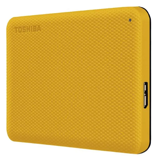 Disco Duro Externo Toshiba HDTCA20XYCAB 2.5", 2TB, Micro USB-B 3.0, Negro/Amarillo, para Mac/PC