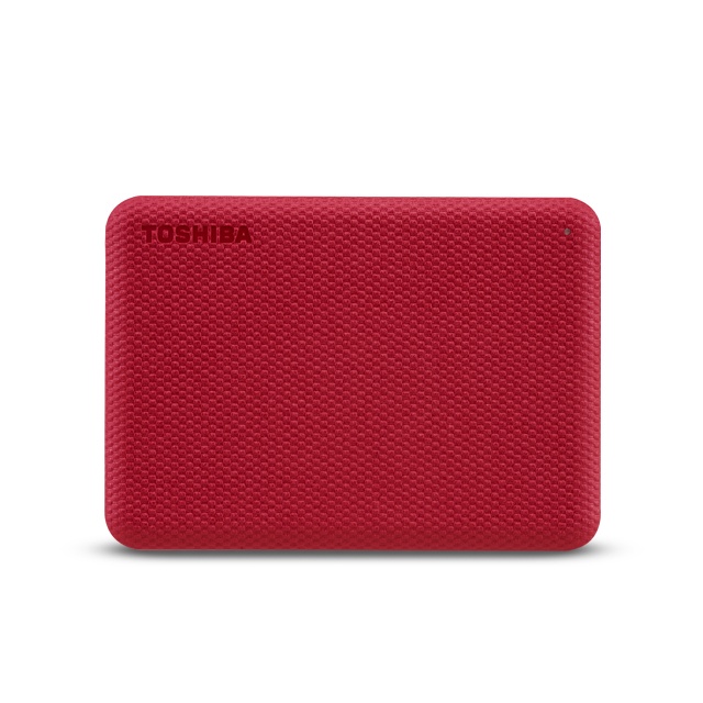 Disco Duro Externo Toshiba Canvio Advance 2.5", 4TB, USB, Rojo - para Mac/PC