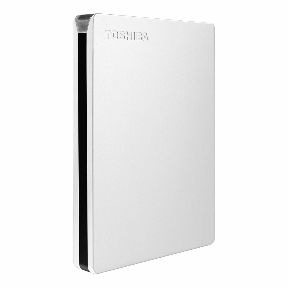 Disco Duro Externo Toshiba Canvio Slim 2.5", 2TB, SATA, Plata - para Mac/PC