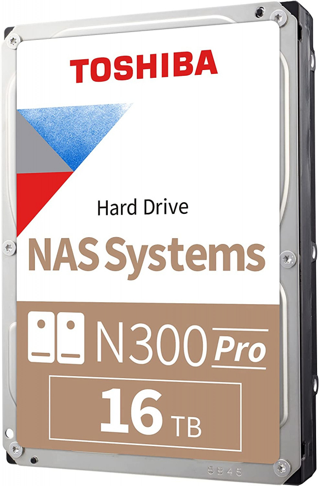 Disco Duro para NAS Toshiba N300 Pro 3.5", 16TB, SATA III, 6 Gbit/s, 7200RPM 512MB Caché