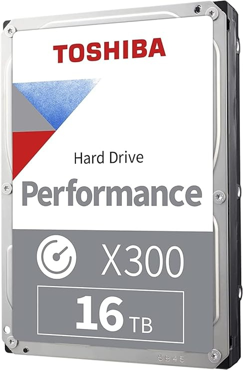 Disco Duro Interno Toshiba X300 Pro 3.5", 16TB, SATA III, 6 Gbit/s, 7200RPM, 512MB Caché