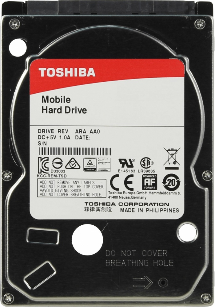 Disco Duro Interno Toshiba 2.5", 500GB, SATA III, 6 Gbit/s, 5400RPM, 8MB Cache,