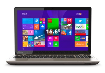 Laptop Toshiba Satellite P55T-B5166SM Touch 15.6'', Intel Core i7-4720HQ 2.60GHz, 8GB, 1TB, Windows 8.1, Negro - con Bocinas de Harman Kardon