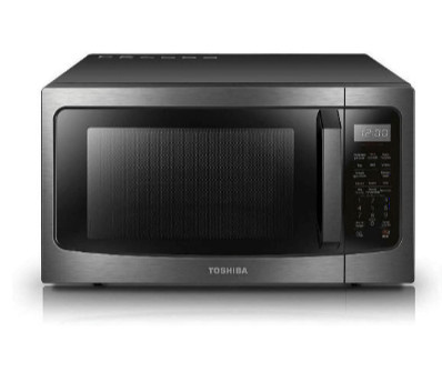 Toshiba Horno de Microondas TML12S2EBSS, 1.2 Pies Cúbicos, 1550W, Negro/Gris