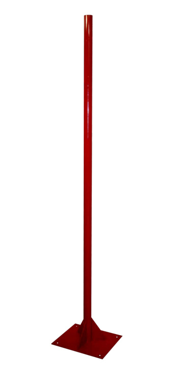 Total Ground Base y Punta Pararrayos BP/M2, 2 Metros, Rojo