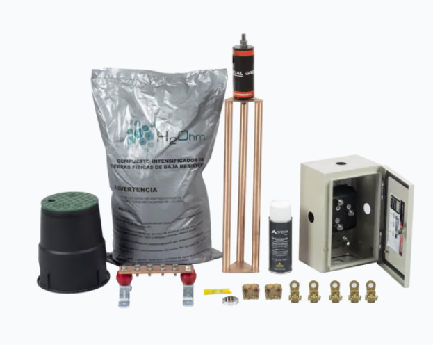 Total Ground Kit de Conexión a Tierra KIT-MASTER-400K-V2, Cobre