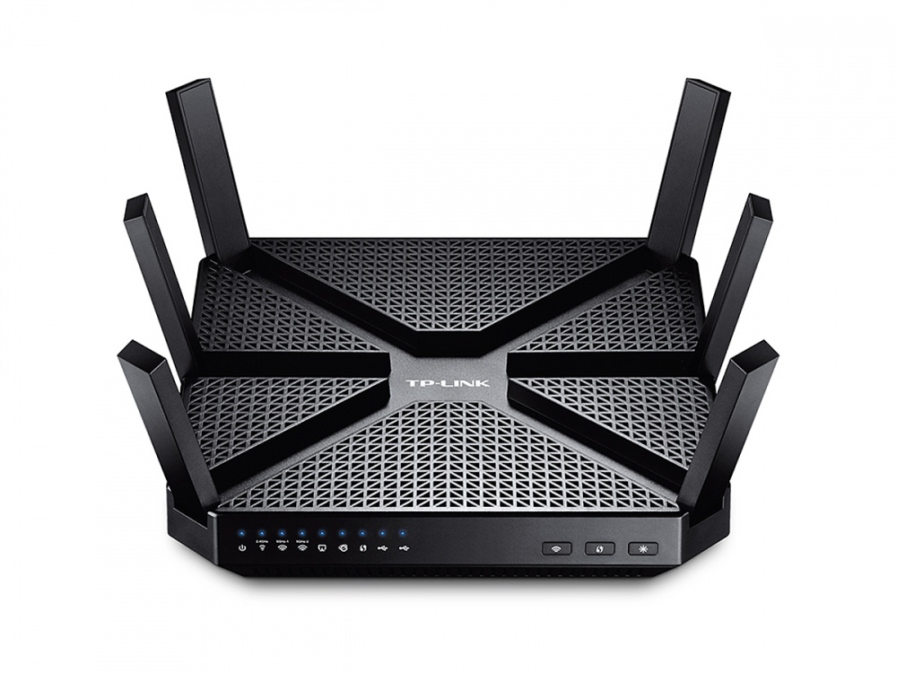 Router TP-Link Gigabit de Banda Triple ARCHER C3200, Inalámbrico, 4x RJ-45, 2.4-5GHz, con 6 Antenas Externas ― ¡Optimizado para Gaming!