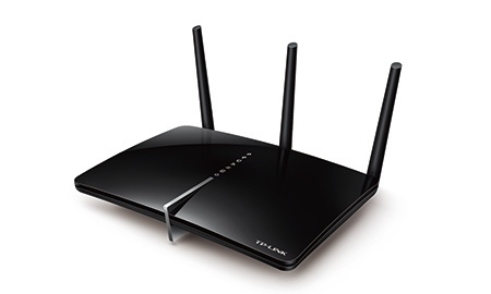 Router TP-Link Ethernet ARCHER D2, Inalámbrico, 4x RJ-45 (3x LAN + 1x WAN), 2.4-5GHz, 3 Antenas de 9dBi