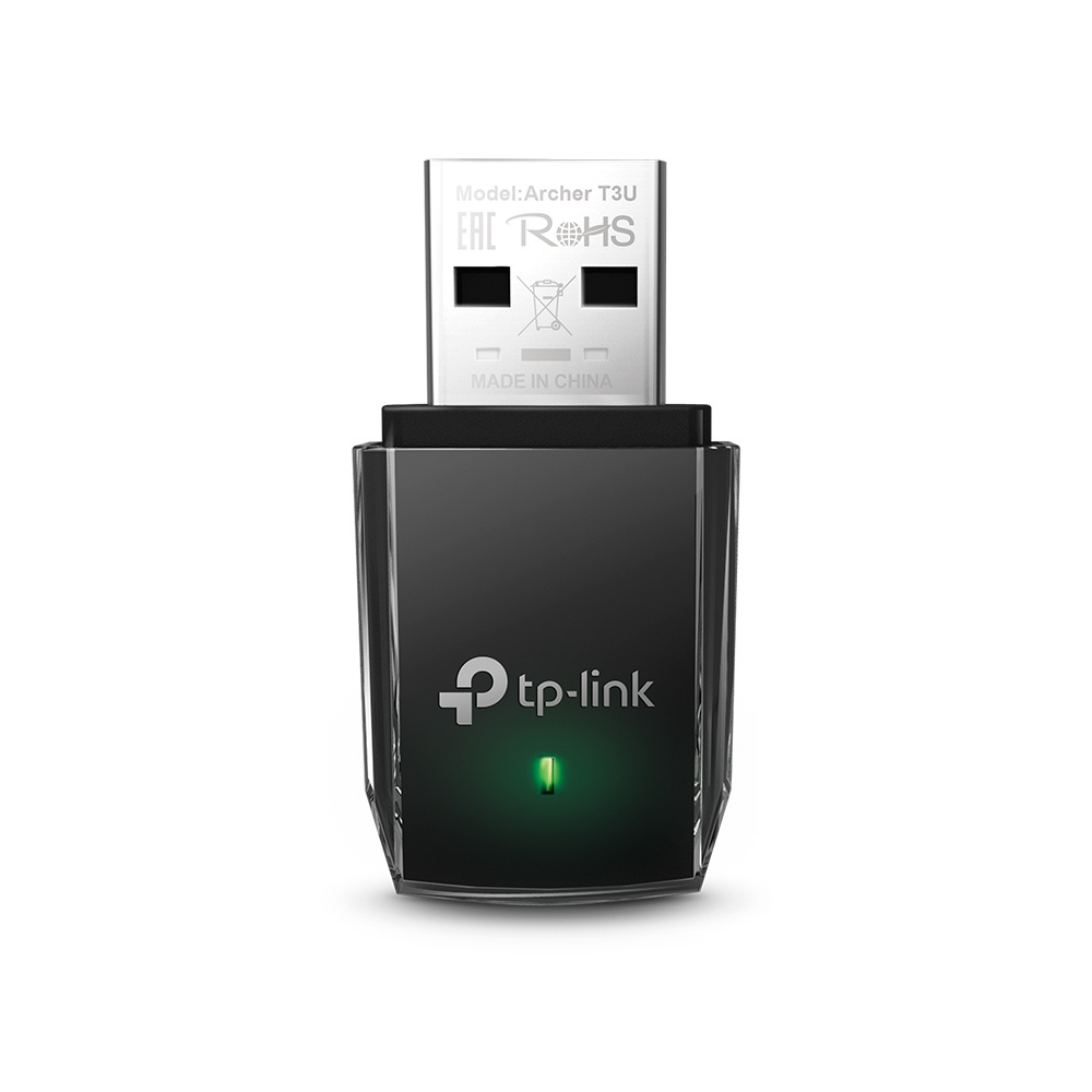 TP-Link Adaptador de Red USB ARCHER T3U, Alámbrico, WLAN, 1267Mbit/s, Doble Banda 2.4/5 GHz 