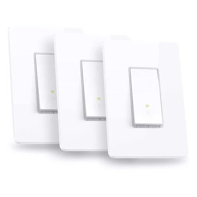 TP-Link Interruptor de Luz Inteligente HS200, WiFi, Blanco - 3 Piezas