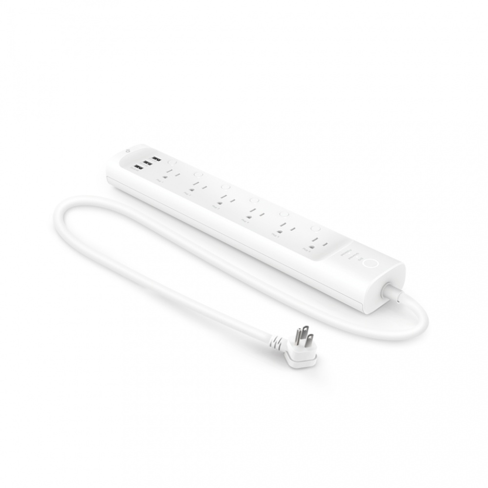 TP-Link Barra Multicontactos Kasa Smart HS300, WiFi, 6 Contactos, 15A, 100 - 125 V, Blanco