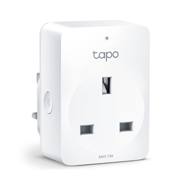 TP-Link Smart Plug Tapo P100, WiFi, 1 Conector, 2300W, 13A, Blanco