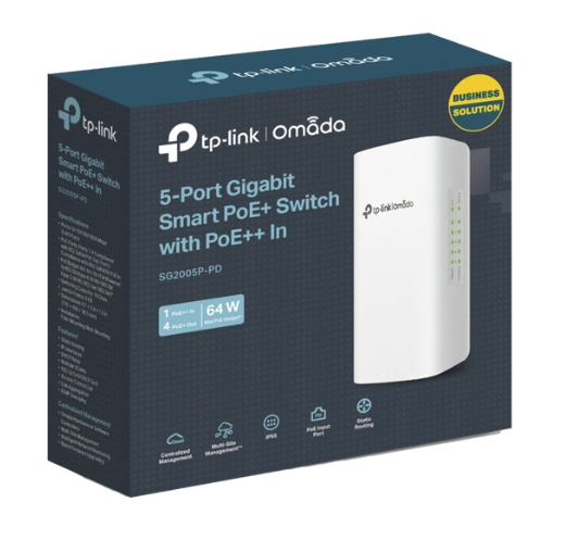 Switch TP-Link SG2005PPD, 10 Gbit/s, 4000 Entradas, No Administrado