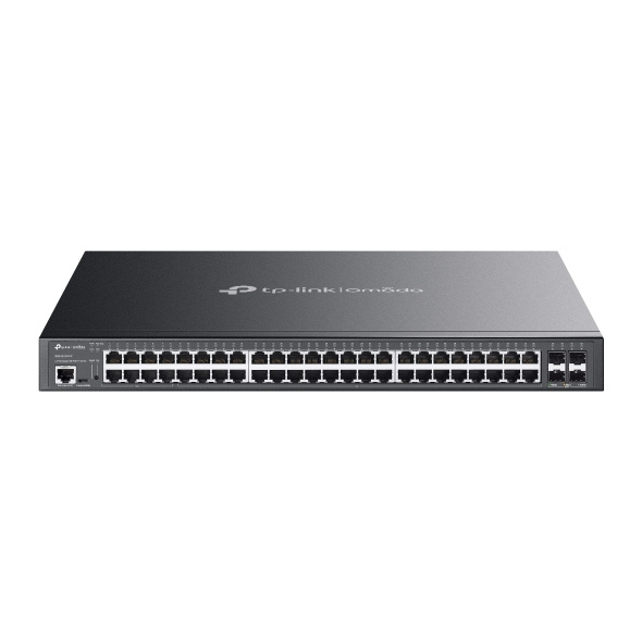 Switch TP-Link Omada SG3452XMPP, 48 Puertos Gigabit Ethernet 10/100/1000 40 x PoE+ 750W, 4 Puertos SFP+, 176 Gbit/s, 16000 Entradas, Administrado