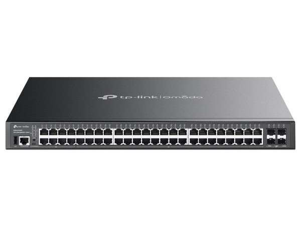 Switch TP-Link SG5452XMPP, 48 Puertos Gigabit Ethernet 10/100/1000 48 x PoE+/PoE++ 770W 40 x PoE+/PoE++ 770W, 4 Puertos SFP+, 176 Gbit/s, 16000 Entradas, Administrado