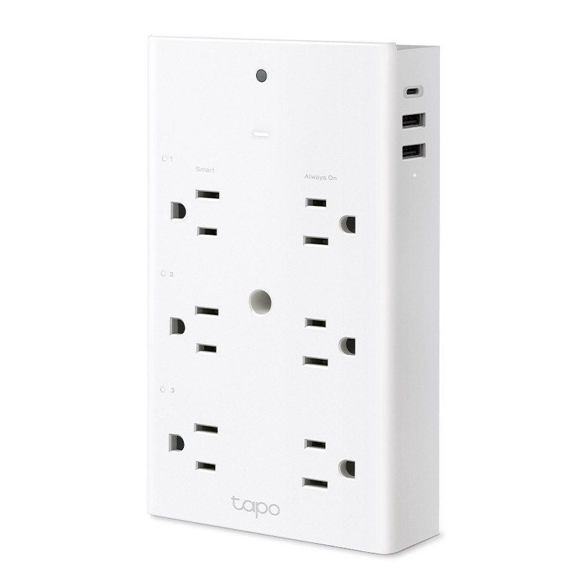 TP-LINK Multicontacto de Pared P306, 6 Contactos, Blanco