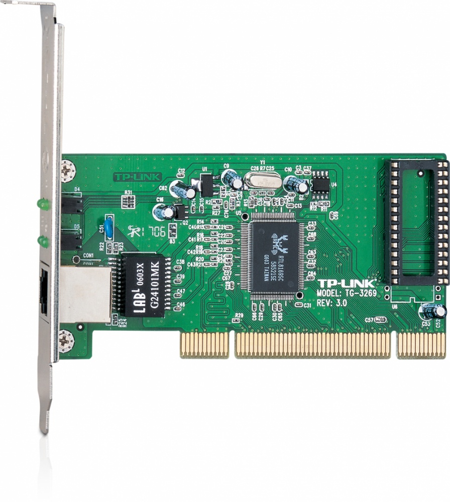 TP-Link TG-3269 Tarjeta de Red PCI, Alámbrico, IEEE 802.3/3u/3ab/3x, 802.1q/1p
