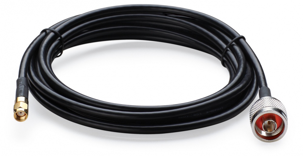 TP-Link Cable Pigtail RP-SMA Hembra - Macho, 3 Metros, Negro