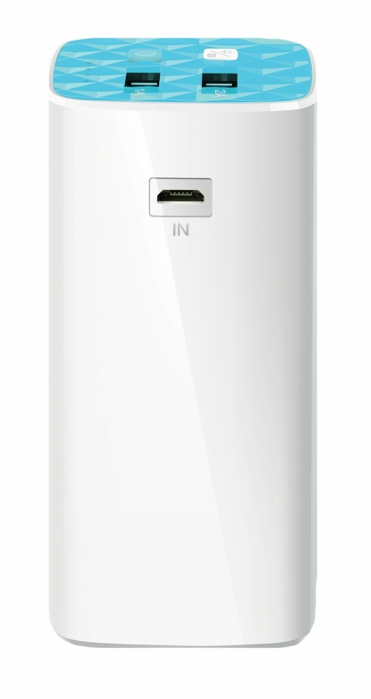 Cargador Portátil TP-Link TL-PB10400, 10.400mAh, Blanco/Azul