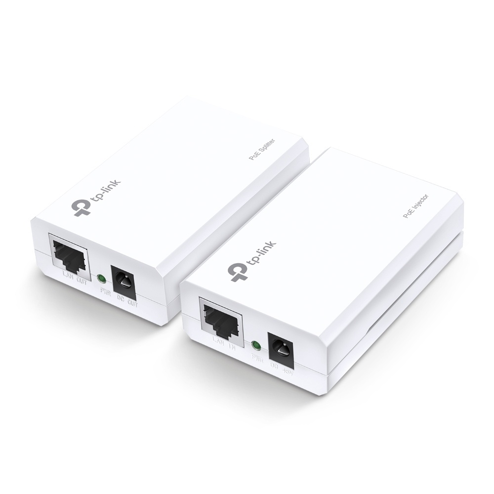TP-Link Kit Adaptador PoE TL-POE200, incluye Inyector y Splitter, 100 Mbit/s