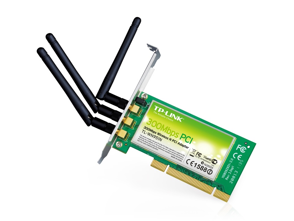 TP-Link TL-WN951N Tarjeta de Red PCI, Inalámbrico, IEEE 802.11b/g/n