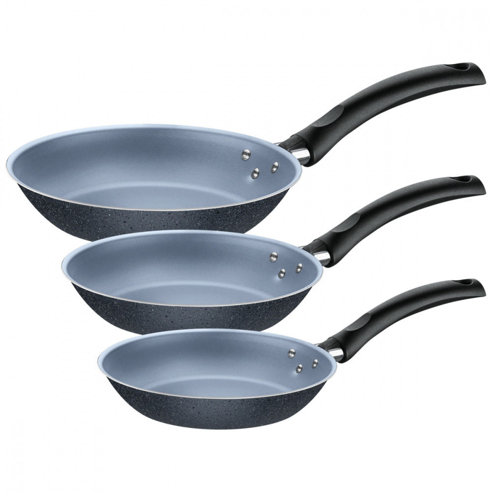 Tramontina Juego de Sartenes, 3 Piezas, Antiadherente, Aluminio