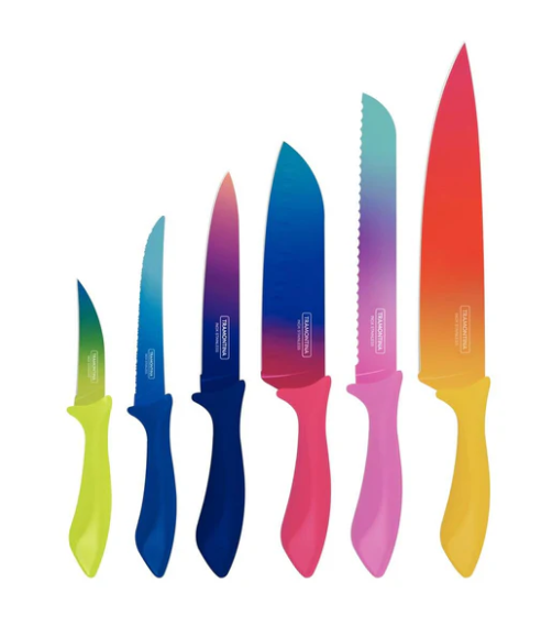 Tramontina Juego de Cuchillos 23099-832, 6 Piezas