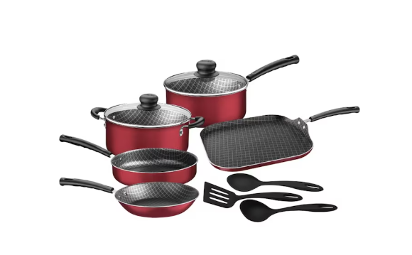 Tramontina Batería de Cocina Primaone, Aluminio, Antiadherente, 10 Piezas