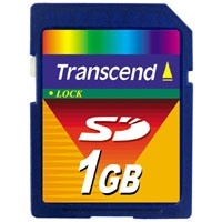 Memoria Flash Transcend, 1GB SD