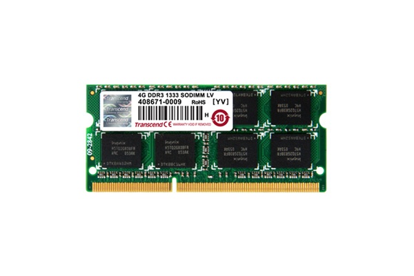 Memoria RAM Transcend aXeRam DDR3, 1066MHz, 2GB, CL7, Non-ECC, SO-DIMM