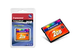 Memoria Flash Transcend, 2GB CompactFlash MLC