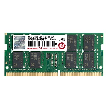 Memoria RAM Transcend TS512MSH64V4H DDR4, 2400MHz, 4GB, Non-ECC, CL17, SO-DIMM