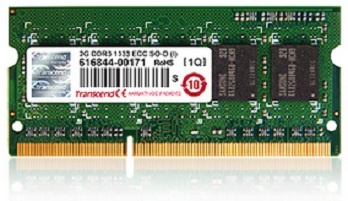 Memoria RAM Transcend TS512MSK72W6H DDR3, 1600MHz, 4GB, CL11, SO-DIMM, 1.35V