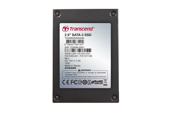 SSD Transcend SSD420I, 64GB, SATA III, 2.5", 7mm