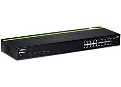 Switch Trendnet Fast Ethernet GREENnet TE100-S16G, 10/100Mbps, 3.2Gbit/s, 16 Puertos, 8192 Entradas - No Administrable