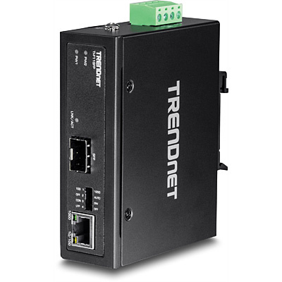 Trendnet Convertidor de Medios Gigabit Ethernet a Fibra Óptica SFP, 1 x RJ-45, 1.000Mbit/s, 80km