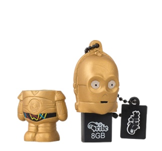 Memoria USB Tribe, 8GB, USB 2.0, Star Wars C-3PO