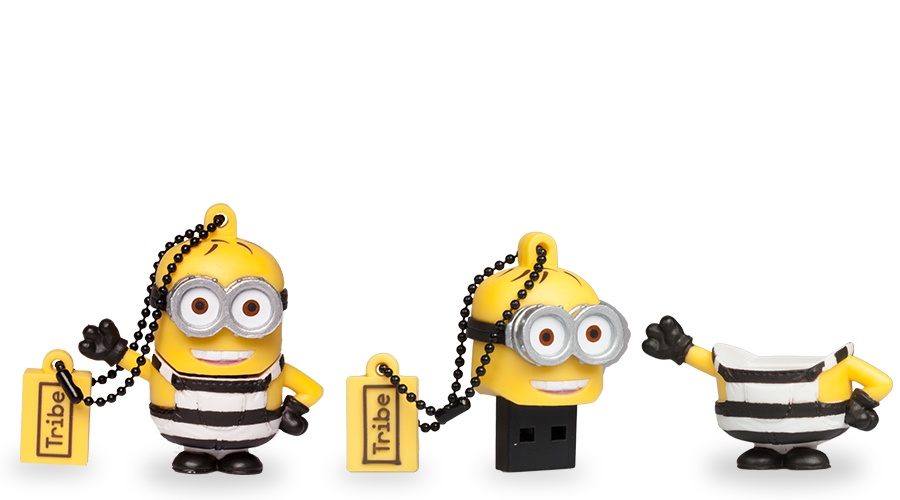 Memoria USB Tribe, 16GB, USB 2.0, Minion Phil