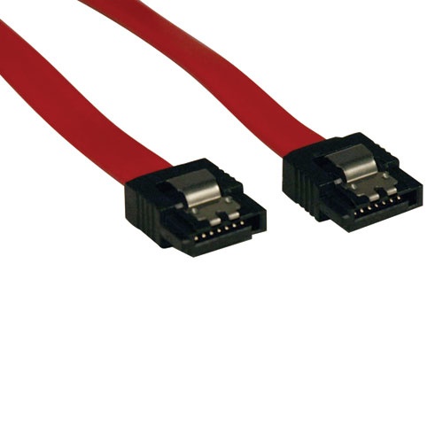 Tripp Lite Cable de Señal SATA 7-pin Macho - 7-pin Macho, 48cm, Rojo