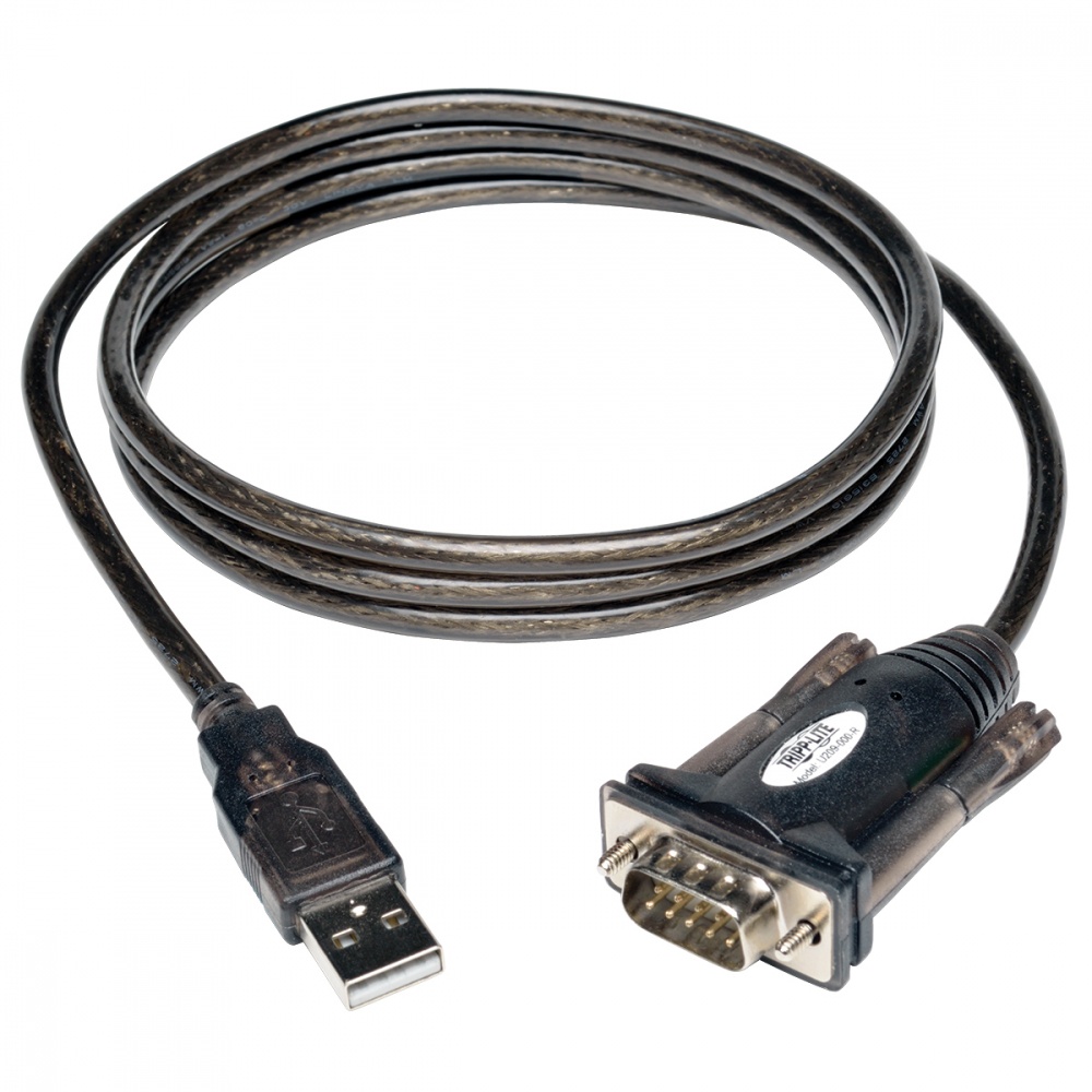 Tripp Lite by Eaton Cable Serial USB A Macho - DB9, 400mm