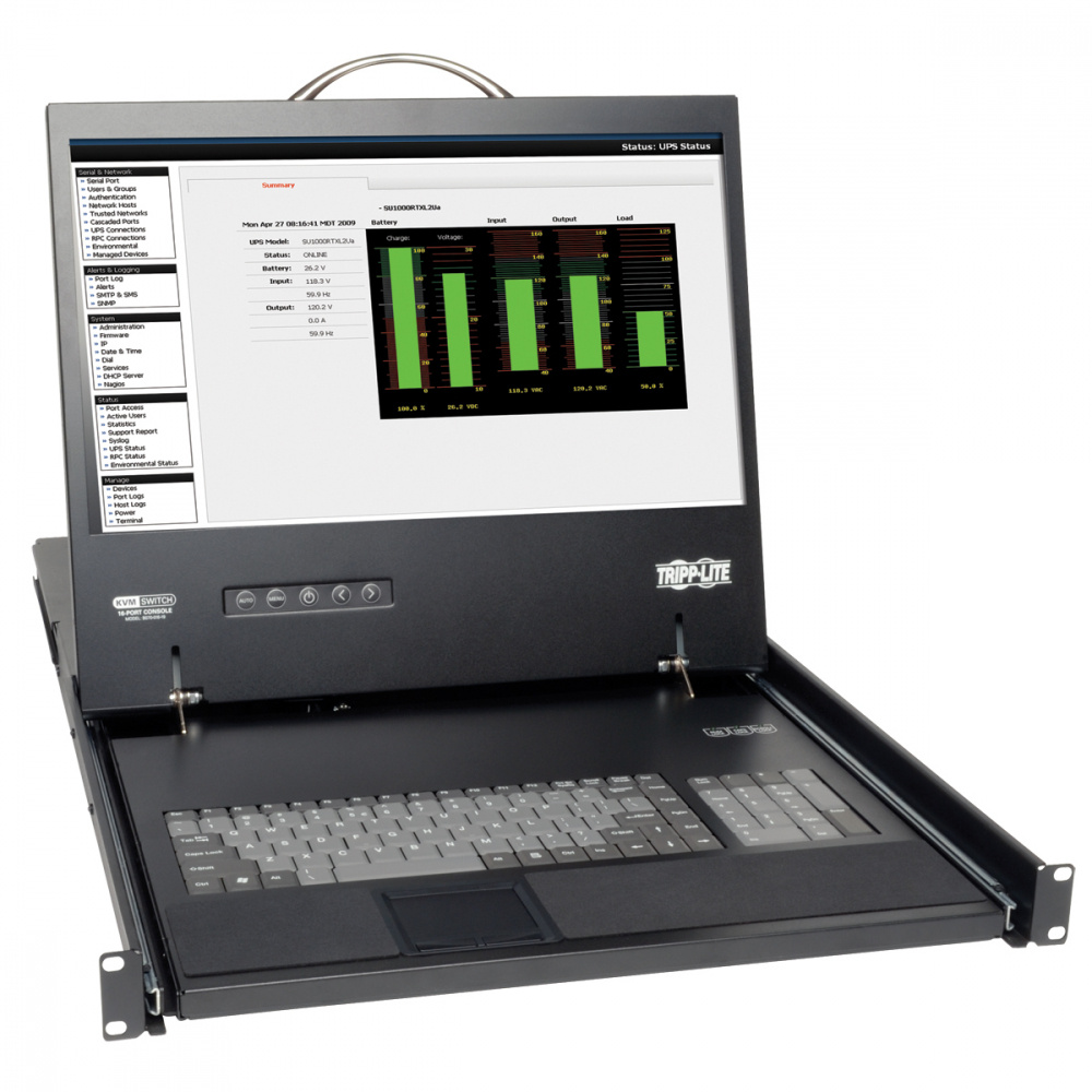 Tripp Lite by Eaton Consola KVM para Rack, con Pantalla 19", 8 Puertos