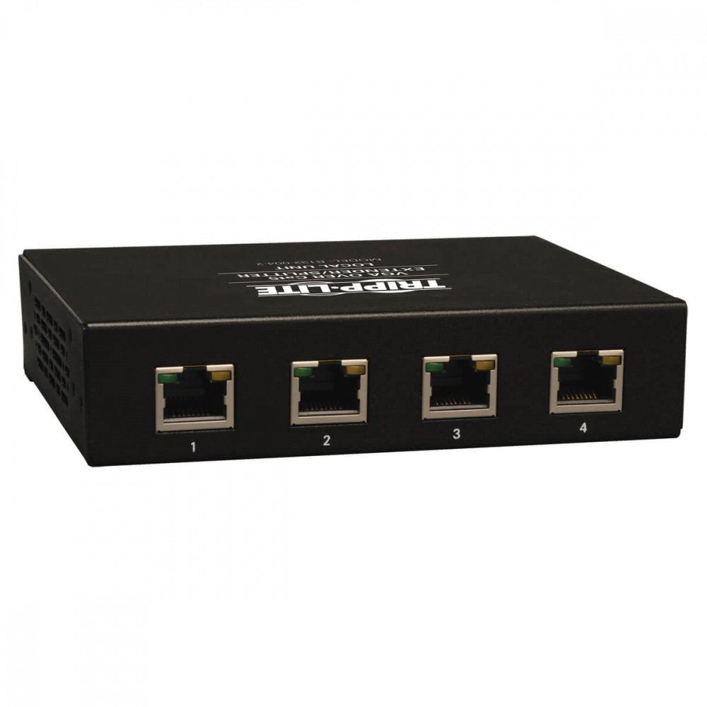 Tripp Lite by Eaton Extensor de Video VGA Alámbrico por Cat5/6, 2x VGA, 4x RJ-45, 305 Metros