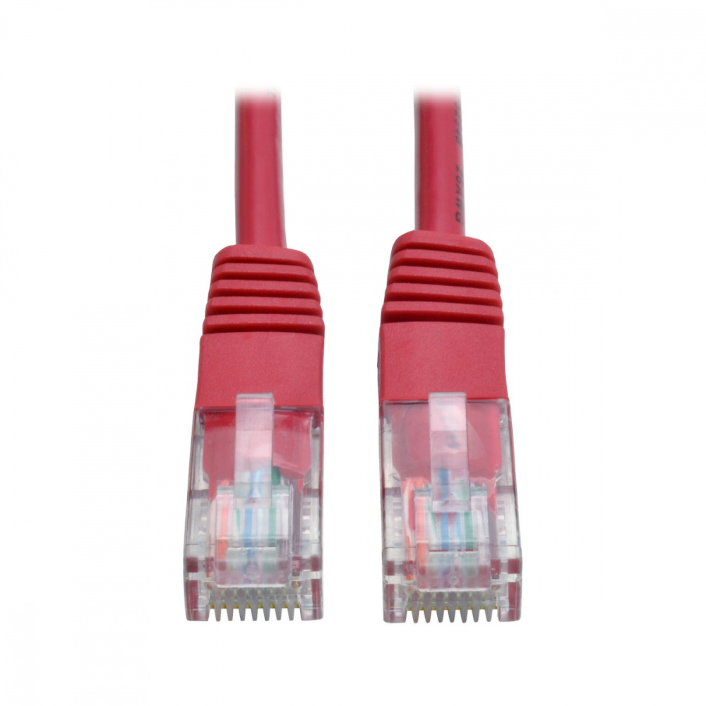 Tripp Lite by Eaton Cable Patch Cat5e UTP Moldeado RJ-45 Macho - RJ-45 Macho, 30cm, Rojo