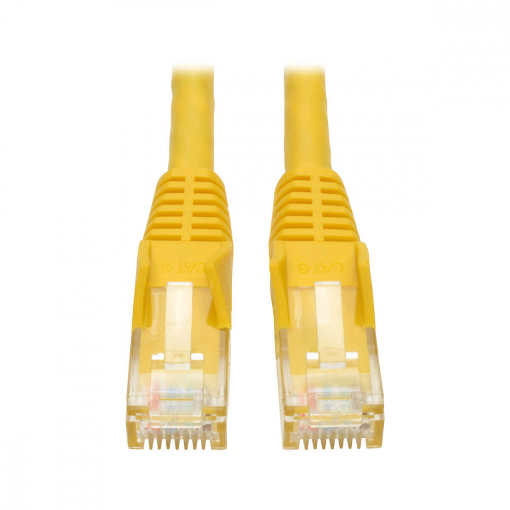 Tripp Lite by Eaton Cable Patch Cat6 UTP Moldeado sin Enganches RJ-45 Macho - RJ-45 Macho, 2.1 Metros, Amarillo 