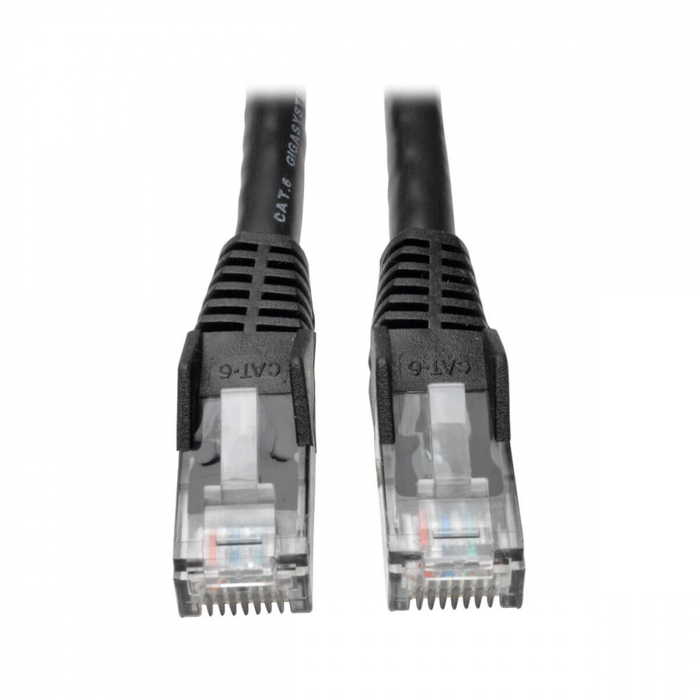 Tripp Lite by Eaton Cable Patch Cat6 UTP Moldeado sin Enganches RJ-45 Macho - RJ-45 Macho, 3 Metros, Negro 